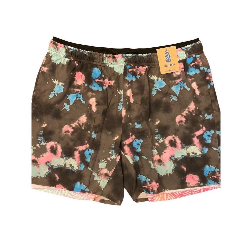 NEW Chubbies Mens XXL Ultimate Training Shorts 5.5" The Paint Parties